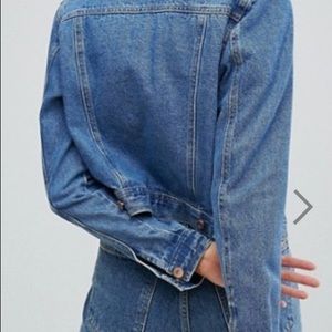 New Look Fleece Collar Denim Jacket